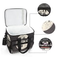 thumbnail image 6 of FORMRS Insulated Cooler Bag 24 Cans Capacity Soft Leakproof Lunch Box with Side Pockets, Beige Moon, 6 of 7