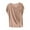 Hot Pink, variant on Womens Pajamas Tops V Neck Short Sleeve Blouse Casual Comfy Loose Fitting Sleepwear Summer Tops