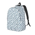 thumbnail image 1 of Balery Nautical Theme Anchors Mochila Clásica Impresa Básica para Viaje, Mochila Escolar Resistente al Agua, Mochila de Lona con Correas Ajustables-Medium, 1 of 5