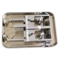 thumbnail image 2 of TRQ Outside Exterior Door Handle Chrome Pair LH & RH Sides for International New DHA37178, 2 of 3