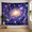 D, variant on XaaKee Tapestry Wall Hanging, Spiral Galaxy Celestial Landscape, High-Quality Polyester Large Wall Tapestry 60x40Inch