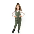 thumbnail image 3 of Wonder Nation Baby Girls & Toddler Girl's Long Sleeve Tee and Romper, 2pc Outfit Set (12M-5T), 3 of 10