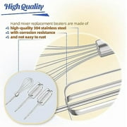 2PCS Hand Mixer Beaters attachments Compatible with Hamilton Beach Hand Mixers , For Replacement Hamilton Beach Mixer Parts, Hamilton Beach series Hand Mixer Replacement Beaters
