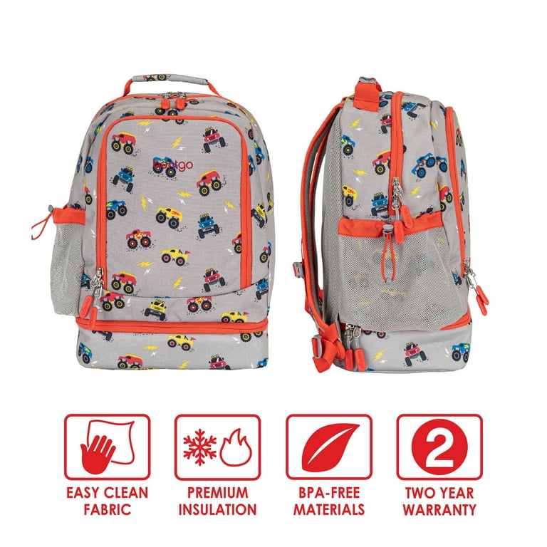 Bentgo Kids Prints 2-in-1 Backpack & Insulated Lunch Bag