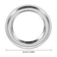 thumbnail image 2 of Hytrove Stainless Steel Gas Stove Drip Pans for Kitchen - Energy Efficient Burner Protector, 2 of 8