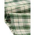 thumbnail image 5 of INSPIRE CHIC Women's Summer Contrast Square Neck Short Sleeve A-Line Plaid Dress, 5 of 5
