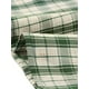 thumbnail image 5 of INSPIRE CHIC Vestido Midi de Cuello Cuadrado de Verano para Mujer con Contraste y Manga Corta A-Line a Cuadros Verde M, 5 of 5