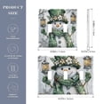 thumbnail image 3 of Dailycode Light Switch Plate Covers 3 Gang Wall Plate Plastics Outlet Covers for Kitchen Home Office Decor Snowman Dressed Green, 3 of 8
