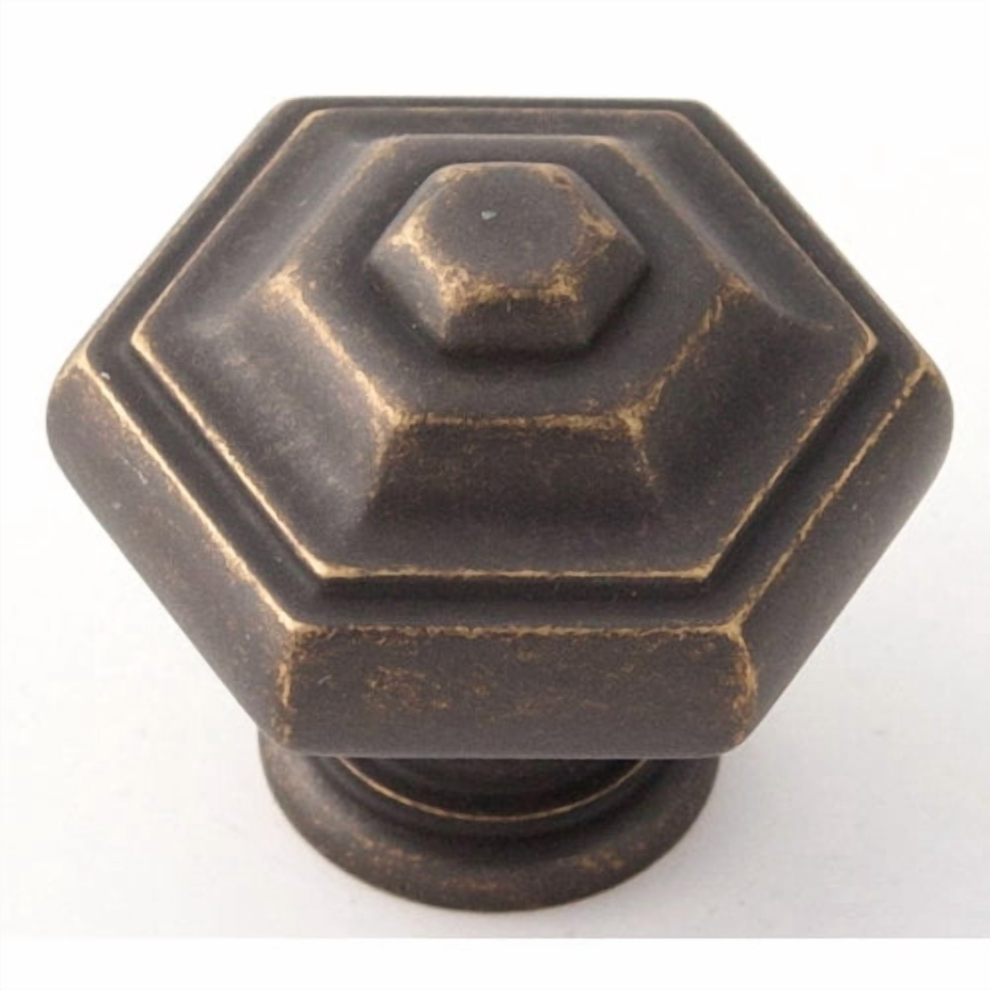 Alno A1530-PB Geometric 1-1/4" Cabinet Knob Polished Brass