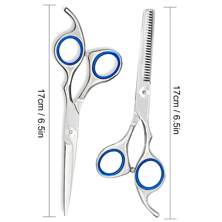 Professional Hair Cutting Scissors - Krisp Shave Japanese Stainless Steel  Salon Barber Scissor (6.5 Inch) - Shears for Men's Beard Mustache Women  Kids