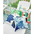 thumbnail image 2 of C&F Home Blue and White Heron Bird Coastal Tropical Beach Sea Life Printed Premium Indoor/Outdoor Pillow Patio Decor Decoration Accent Throw Pillow 18" x 18" Blue, 2 of 3