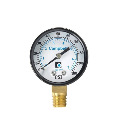 - Campbell Pressure Gauge 0-100 Psi 2