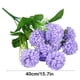 thumbnail image 3 of Flores artificiales azules - Rosas de plástico de 40 cm para decoración del hogar, impermeables y resistentes al desvanecimiento, set de 1, 3 of 6