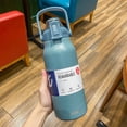 thumbnail image 1 of Termo de acero inoxidable de gran capacidad con pajita para niños, botella de agua potable para deportes al aire libre, taza de agua para fitness para niñas, 1 of 6