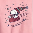 thumbnail image 2 of Peanuts - Snoopy Sledding - Toddler & Youth Crewneck Fleece Sweatshirt, 2 of 5
