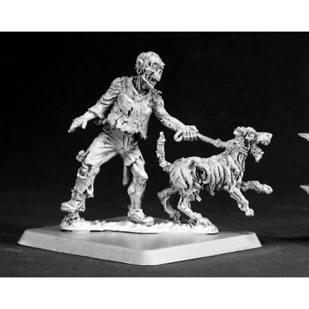 - Reaper Miniatures Zombie Dog Handler #50069 Chronoscope D&D RPG Mini Figure
