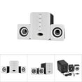 thumbnail image 4 of For Mini USB 2.1 Wired Combination Speaker Bass Music Subwoofer for Phone Laptop PC White, 4 of 7