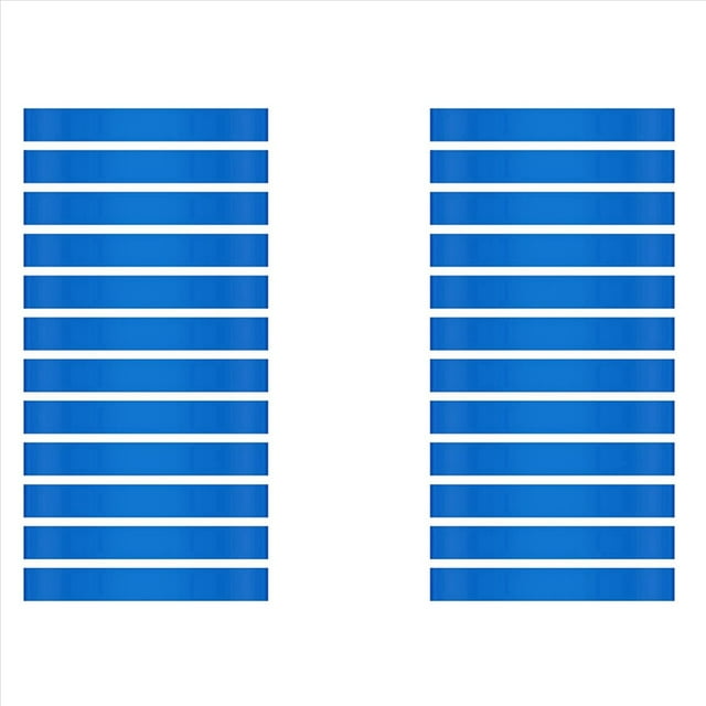 24 Bandas para Sillas para NiñOs con Pies Inquietos para Sillas, Herramientas para TDAH, Asientos Flexibles para Aula Primaria (Azul)
