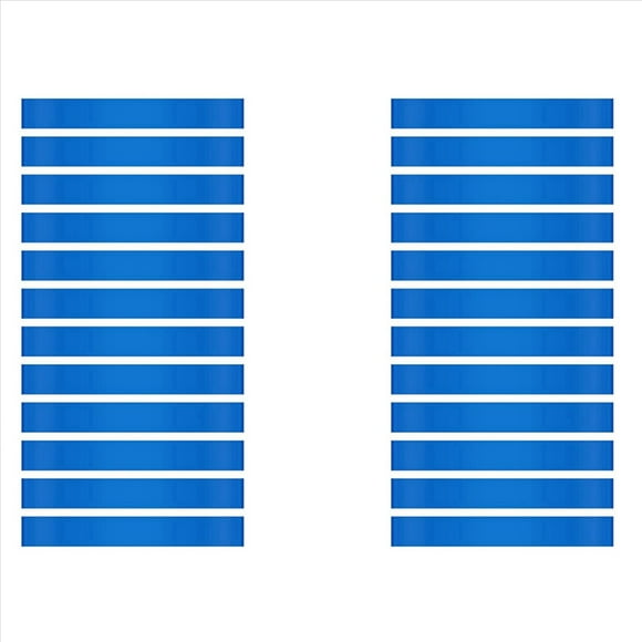 24 Bandas para Sillas para NiñOs con Pies Inquietos para Sillas, Herramientas para TDAH, Asientos Flexibles para Aula Primaria (Azul)