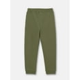 thumbnail image 3 of Solid Stitched Pocket Joggers with Drawstring Waistband - Olive, 3 of 10