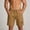 Brown, variant on Afuyipoi Men's 5-inch Inseam Wide-Leg Shorts Lightweight Breathable Training Shorts, Trendy Letter Print Athletic Shorts with Drawstring Waist Black Size L