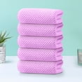 thumbnail image 5 of Cinvoph 12"x 24" 5pcs Bathroom Hand Towels, Hand Towel for Bath, Face, Kitchen, Super Soft Absorbent, Machine Washable, purple, 5 of 7