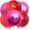 Red and Pink, variant on , Pastel Color Balloons – 22 Inch, Pack of 6 | Multicolor Giant 4D Round Balloons for Birthday, Baby Shower, Gender Reveal, Wedding | Rainbow Party Decorations | Pastel Party Decorations