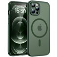 thumbnail image 1 of Funda magnética TOCOL para iPhone 12 Pro Max de 6.7 pulgadas, color verde, 1 of 6