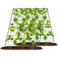 thumbnail image 7 of A-Frame Garden Trellis 47x 47 Inch Cucumber Trellis Garden Plant Support Trellis for Outdoor Vertical Climbing Plants & Flowers, 7 of 7