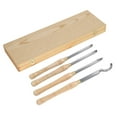 thumbnail image 4 of Ensemble d'Outils de Tournage de Tour, 4 Pcs Manche de Manchurien d'Outil de Tour pour Travail du Bois, 4 of 8