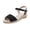 Summer Sandals # A02 Black, variant on Summer Shoes for Women Wedge Sandals Open Toe Slide On Espadrilles Thick Sole Mules Casual Slip On Walking Shoes for Outdoor Travel Daily Wear