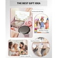 thumbnail image 4 of 2 Pack Metal Shell Compact Face Mirror, 2.5" Double-Sided 1X/2X Magnifying Purse Pocket Makeup Mirrors Mini Round Mirrors, 4 of 5