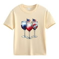 thumbnail image 4 of Taqqpue Kid 4th of July T-Shirts Boys Girls American Flag Shirt Patriotic Top Short Sleeve Crew Neck Tees for Girls Boys 2-13 Years, 4 of 4