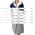 thumbnail image 3 of MEICHEN Womens Fleece Plush Robe With Hood Long Soft Color Block Pockets Loungewear Luxurious Flannel Bathrobe for Women, 3 of 5