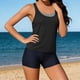 thumbnail image 1 of Trajes de baño para mujer, moda de primavera para mujer, conjunto de bikini de color liso, trajes de baño para mujer, trajes de baño para mujer, traje de baño para mujer, trajes de baño de moda de pla, 1 of 9