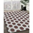 thumbnail image 3 of Ahgly Company Machine Washable Indoor Rectangle Transitional Dark Brown Area Rugs, 7' x 9', 3 of 7