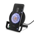 thumbnail image 5 of Restored Belkin BoostCharge 10W Fast Wireless Charging Stand with QC 3.0 Charger - Black (Refurbished), 5 of 14