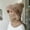 Beige, variant on Gray Winter Protective Hat Knitted Design Full Face Coverage Ear Muff Neck Gaiter Thermal Insulated Headwear for Cold Weather Conditions