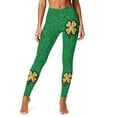 thumbnail image 6 of Oksale High Waisted Yoga Pants for Women Plus Size St.Patrick Day Leggings Funny Graphic Tummy Control Jeggings Trousers 2026 Green L, 6 of 10