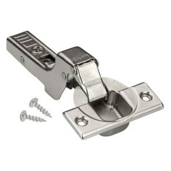 Blum 2-Pack 110 Degree Full Cranked Clip Top Overlay Screw-On Self Closing Cabinet Hinge