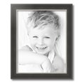 thumbnail image 2 of ArtToFrames 15x19 inch Black Velvet with Silver Wide Picture Frame, Black MDF Poster Frame (4693), 2 of 7