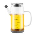 thumbnail image 6 of Glass Oil Dispenser Bottle with Drip-Free Spout | 750ml Leak-Proof Kitchen Oil Bottle for Olive Oil & Vinegar | Heat-Resistant Borosilicate Glass with Stainless Steel Lid, 6 of 6