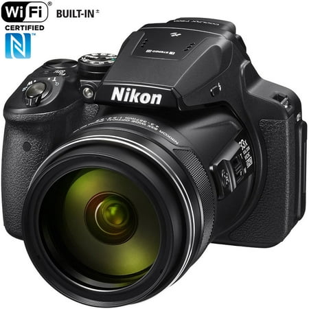 Restored Nikon COOLPIX P900 16MP Super-Zoom Digital Camera with 83x Optical Zoom and Built-In Wi-Fi and NFC (Black) (Refurbished)