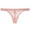 Pink, variant on Men's Thong Underwear, Floral Lace Mesh T-Back G-String Bikini Briefs Low Waist Breathable Stretch Panties, No Visible Lines