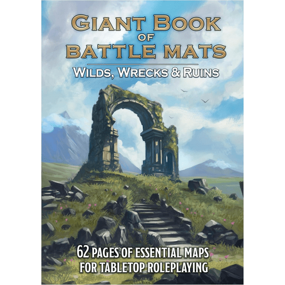 Loke Giant Book of Battle Mats - Wilds, Wrecks & Ruins New