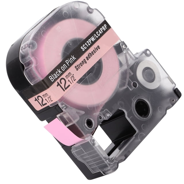Herwey Label Maker Tape, Labeling Tape Oil-proof Anti-corrosion For KING JIM / Printer For Office Worker Student