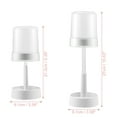 thumbnail image 4 of Unique Bargains Soporte ajustable para cepillos de dientes con tapa para baño Soporte para cepillos de dientes eléctrico Blanco 10.63", 4 of 6
