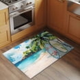 thumbnail image 3 of Summer Beach Entryway Rug 2x3 Area Rug Washable Indoor Doormat Small Bathroom Rugs Non-Slip Low Pile Accent Throw Rugs Tropical Coastal Palm Tree Surfboard Floor Carpet for Kitchen Bedroom Entrance, 3 of 9