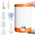thumbnail image 1 of czcpp-Portable Inflator and Deflator Pump for Air Mattresses, Inflatables, and Vacuum Bags – Battery Powered, Rechargeable Mini Air Pump with USB Charging, Cordless, Fast Inflation for Pool Floats, 1 of 4