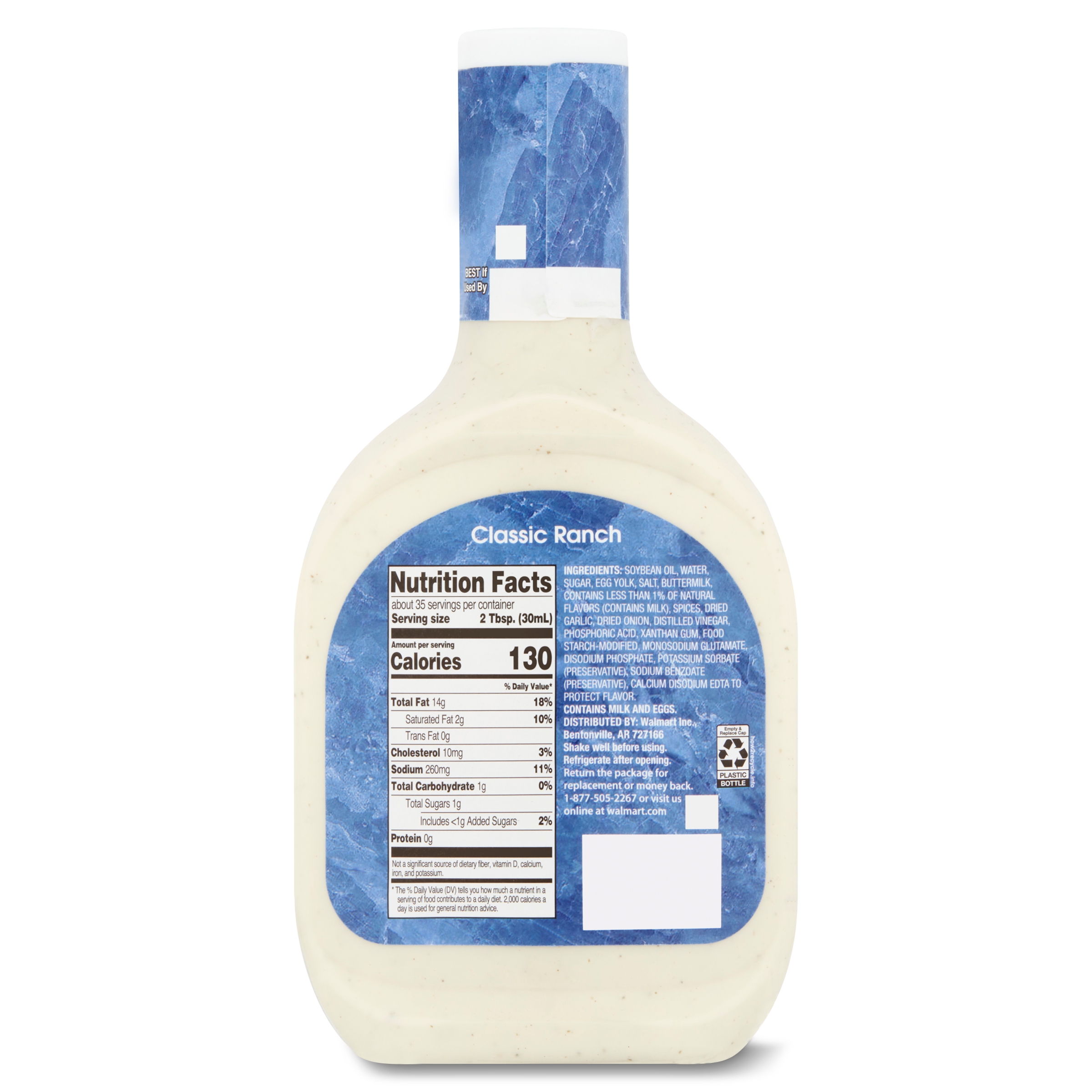 Great Value Classic Ranch Dressing And Dip 36 Fl Oz 6489